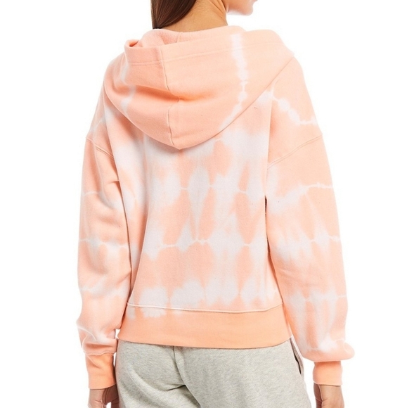 Free People Tie-Dye Peach Beleiver Shirt Hoodie - Picture 5 of 13